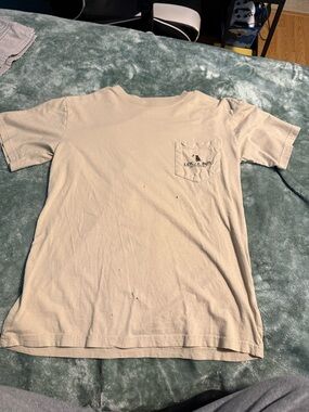 Local Boy Cream Short Sleeve Pocket T-Shirt for Men